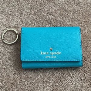 Kate Spade mini key chain wallet